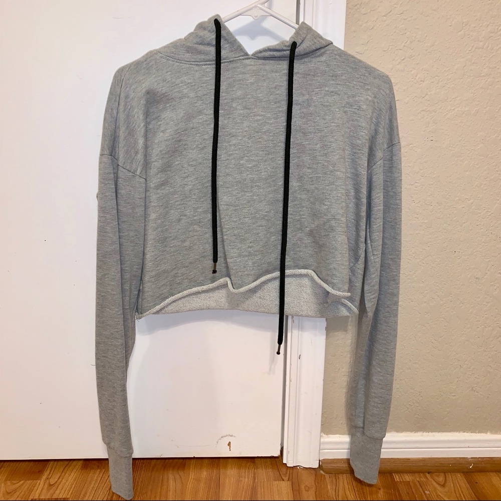 Cropped hoodie